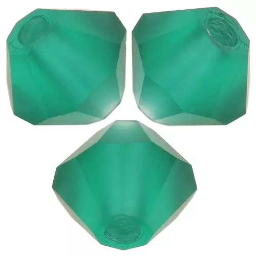 Biconi Preciosa 4 mm - MC Bead Rondell - Emerald Matt x30