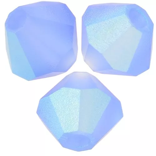 Biconi Preciosa 4 mm - MC Bead Rondell - Sapphire AB Matt x30