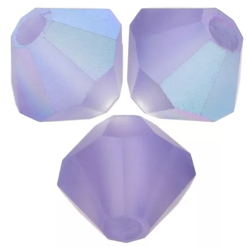 Biconi Preciosa 4 mm - MC Bead Rondell - Tanzanite AB Matt x30