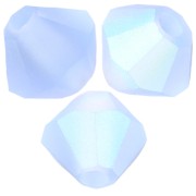 Biconi Preciosa 4 mm - MC Bead Rondell - Light Sapphire AB Matt x30