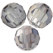 Perle sfaccettate rotonde Preciosa - Round Bead 4 mm - Crystal Valentinite x20
