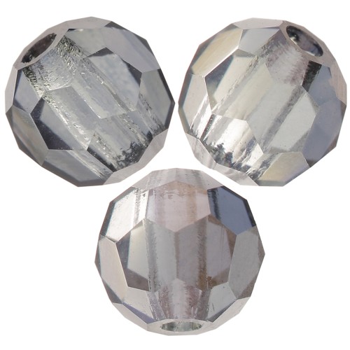 Perle sfaccettate rotonde Preciosa - Round Bead 4 mm - Crystal Valentinite x20