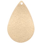 Zecchini goccia effetto diamante 25,5x16,5 mm - dorato x1|raw }}