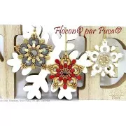 Arcos® di Puca® 5x10 mm Snow Flake x10g