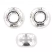 Tonde schiacciate mm. 5x3,1 argentato x20