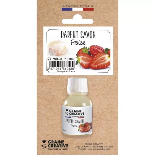 Profumo per bombe da bagno - sapone - profumo di fragola x27ml