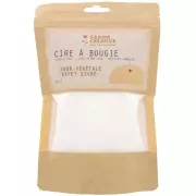 Cera naturale per candele a base vegetale - effetto smerigliato x400g