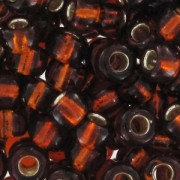 Rocaille Miyuki 8/0 5 - Silver Lined Dark Topaz x8g