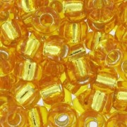 Rocaille Miyuki 8/0 4 - Dark Topaz Silverline|raw }}