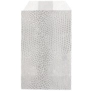 Confezione di carta 7x12 cm - lucertola - Argento - Bianco x1|raw }}