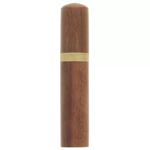 Astuccio rotondo in legno per aghi 88x17 mm - Naturale x1