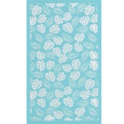 Silk Screen per pasta polimerica 80x140 mm - Fogliame tropicale x1