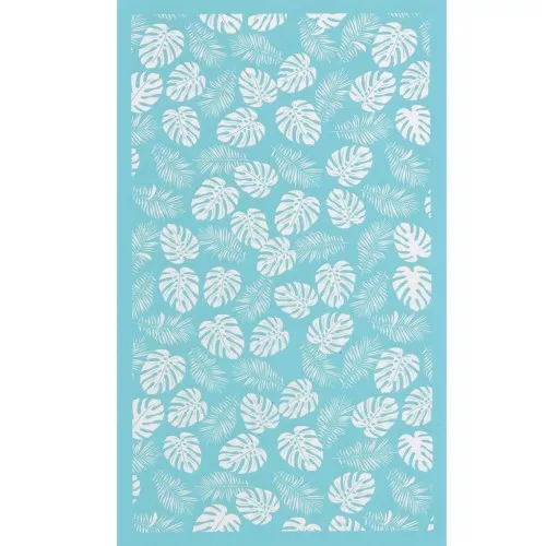 Silk Screen per pasta polimerica 80x140 mm - Fogliame tropicale x1