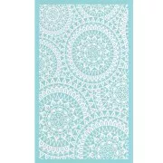 Silk Screen per pasta polimerica 80x140 mm - motivo Mandala x1