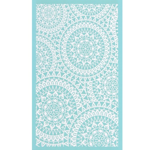 Silk Screen per pasta polimerica 80x140 mm - motivo Mandala x1