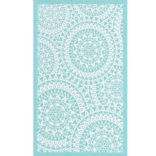 Silk Screen per pasta polimerica 80x140 mm - motivo Mandala x1