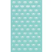 Silk Screen per pasta polimerica 80x140 mm - Motivo del tramonto x1