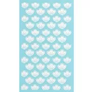 Silk Screen per pasta polimerica 80x140 mm - motivo conchiglia x1