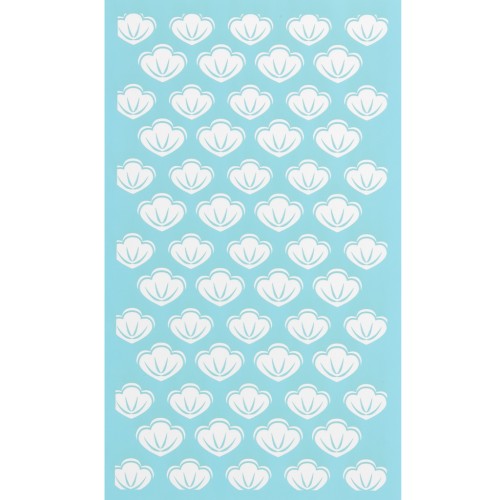 Silk Screen per pasta polimerica 80x140 mm - motivo conchiglia x1