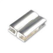Chiusura magnetica mm. 30x18 argentato x1|raw }}