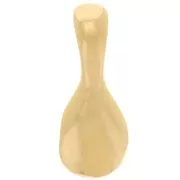 Gancio per pendente da incollare 22x9 mm - Acciaio inossidabile 316 Dorato x1