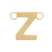 Distanziatore per lettere dell'alfabeto 6x7 mm - Z - Acciaio inox 316L dorato x1|raw }}