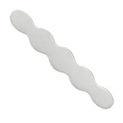 Elemonto da modellare e personalizzare 33,5x6 mm - Argento 925 x1