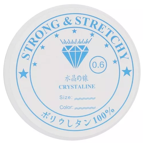 Filo elastico da 0,60 mm - Trasparente x10,5 m