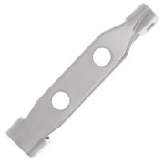 Supporti spilla da 25 mm - acciaio inox 304 x10