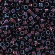 Miyuki Delica 11/0 DB1004 - Iris metallizzato prugna scuro oro x8g|raw }}
