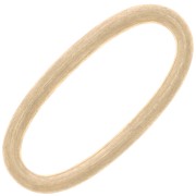 Distanziatore a maglie ovali incassate 40,5x20 mm - Dorato vintage x1