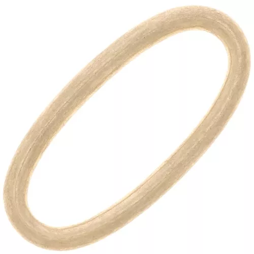 Distanziatore a maglie ovali incassate 40,5x20 mm - Dorato vintage x1