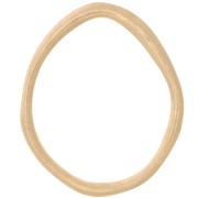 Pendente ovale irregolare 47x39 mm - dorato vintage x1|raw }}