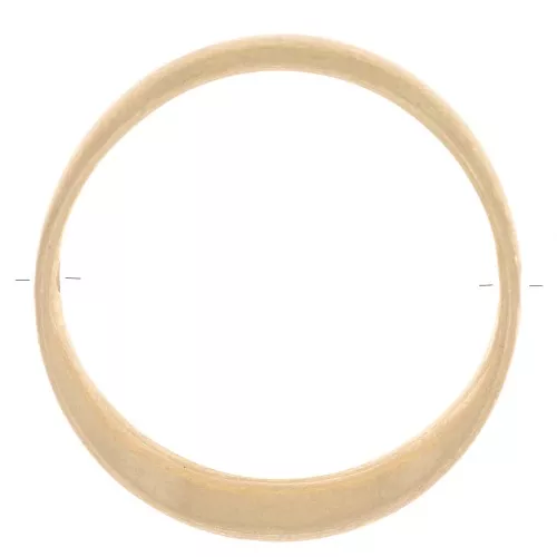Pendente forma di cerchio cavo 41 mm - dorato vintage x1