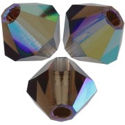 Biconi Preciosa 5 mm - MC Bead Rondell - Smoked Topaz AB x12|raw }}