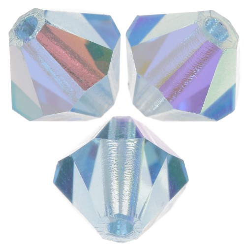 Biconi Preciosa 5 mm - MC Bead Rondell - Aquamarine AB x12