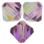 Biconi Preciosa 5 mm - MC Bead Rondell - Amethyst AB x12|raw }}