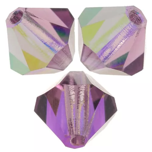 Biconi Preciosa 5 mm - MC Bead Rondell - Amethyst AB x12