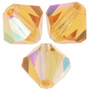 Biconi Preciosa 5 mm - MC Bead Rondell - Topaz AB x12
