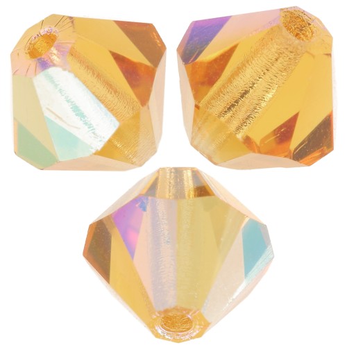 Biconi Preciosa 5 mm - MC Bead Rondell - Topaz AB x12