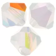 Biconi Preciosa 5 mm - MC Bead Rondell - White Opal AB x12
