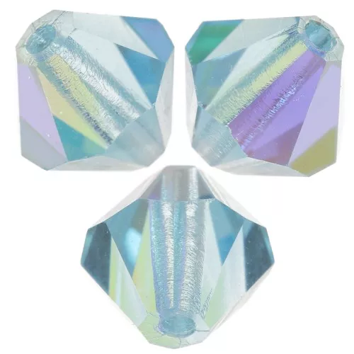 Biconi Preciosa 5 mm - MC Bead Rondell - Aqua Bohemica AB x12