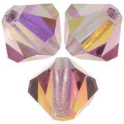 Biconi Preciosa 5 mm - MC Bead Rondell - Light Amethyst AB x12|raw }}