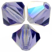 Biconi Preciosa 5 mm - MC Bead Rondell - Tanzanite AB x12|raw }}
