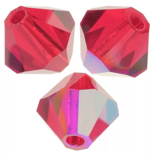 Biconi Preciosa 6 mm - MC Bead Rondell - Light Siam AB x12