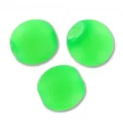 Green - Perles en verre tchèque rondes 4 mm Neon Green Mat x50 Perles en verre tchèque rondes 4 mm Neon Green Mat x50