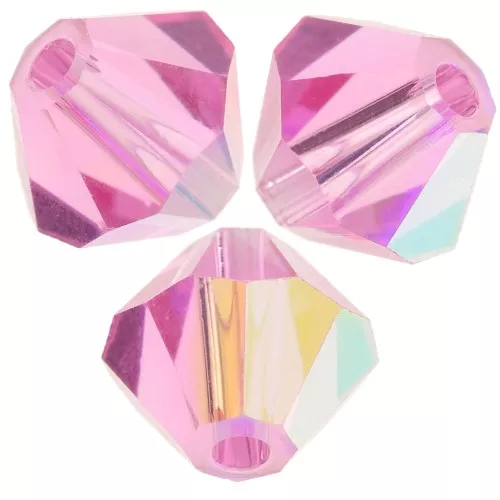 Biconi Preciosa 5 mm - MC Bead Rondell - Rose AB x12