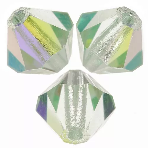 Biconi Preciosa 6 mm - MC Bead Rondell - Chrysolite AB x12