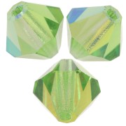 Biconi Preciosa 6 mm - MC Bead Rondell - Peridot AB x12