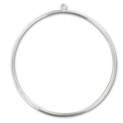 Bracciale jonc con anellino 65 mm d' Argento 925 x1|raw }}